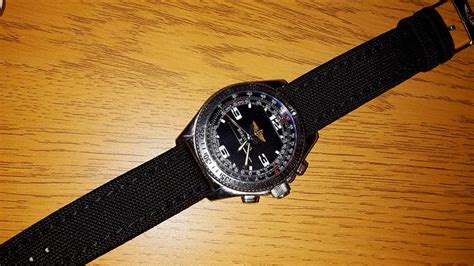 breitling military fabric strap.